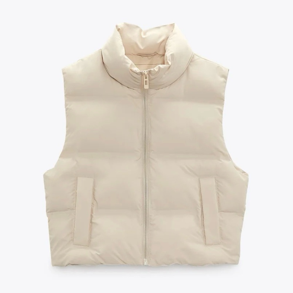 Zara Short Puffer Vest